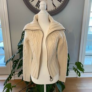 Express cream colored sweater